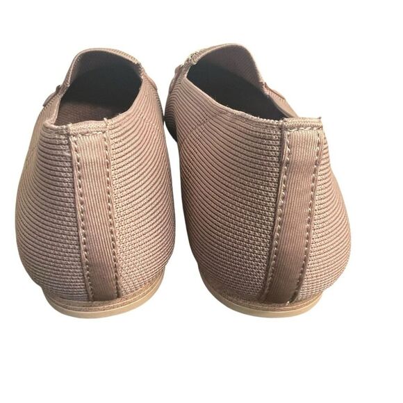 Skechers Cleo Snip Flats Womens 8M Mocha Tan Chain Woven Stretch Shoes - Picture 5 of 7